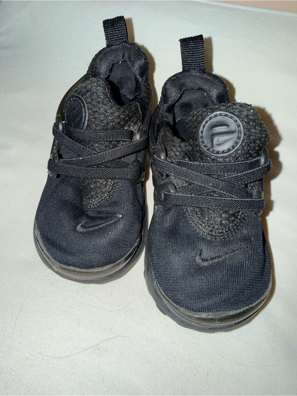 Nike Kids Black Slip-On Athletic Sneakers